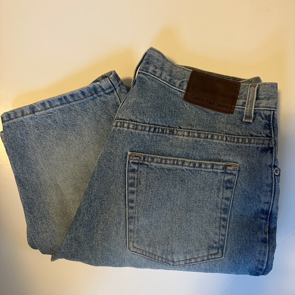Calvin Klein Light Blue Straight Jeans